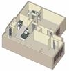 grandewood pointe apartments one bedroom one bathroom 801 square feet floor plan